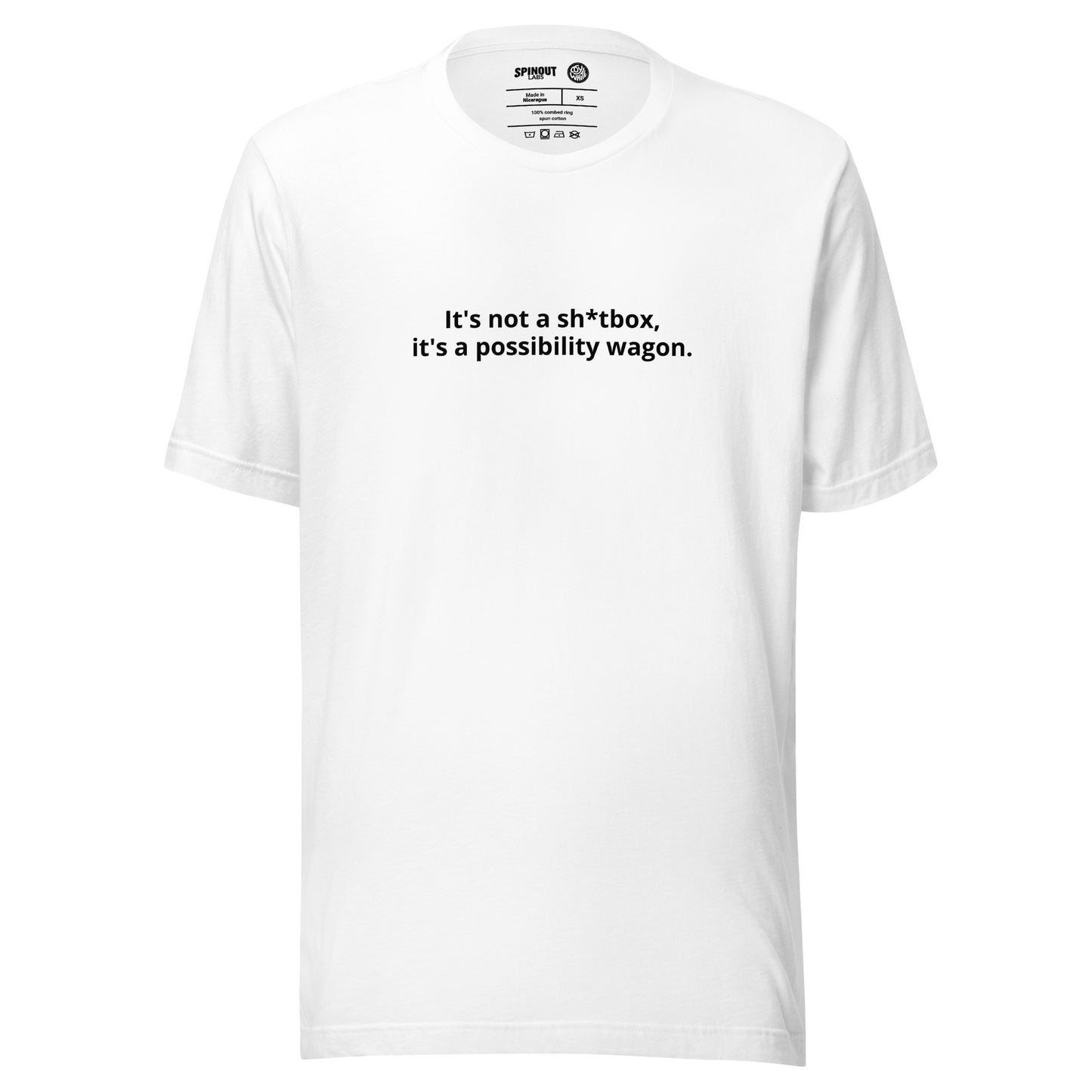 Possibility Wagon Tee (Dark Text)